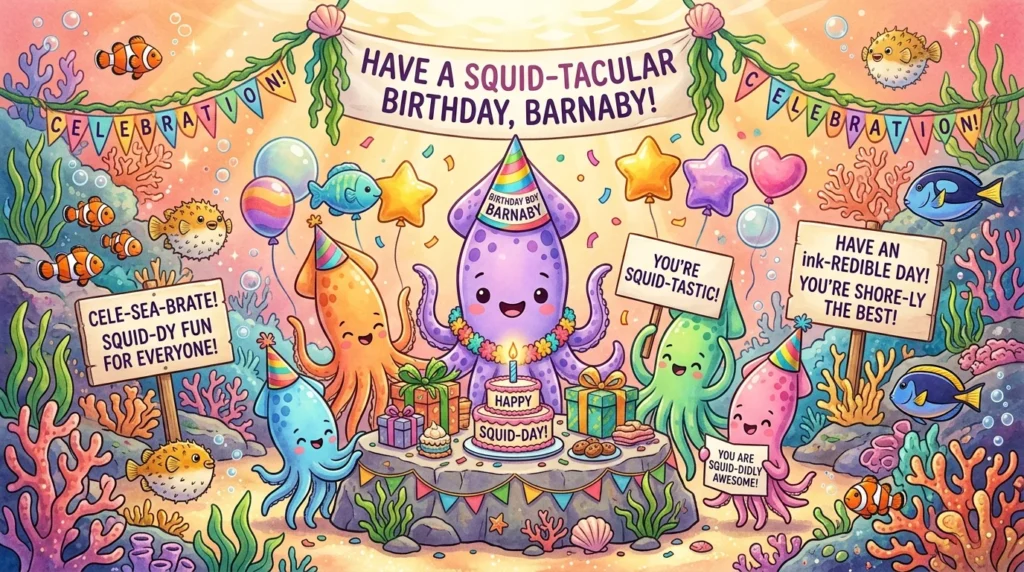 Squid Puns