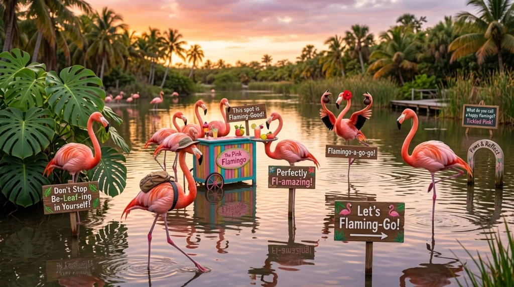 Flamingo Puns