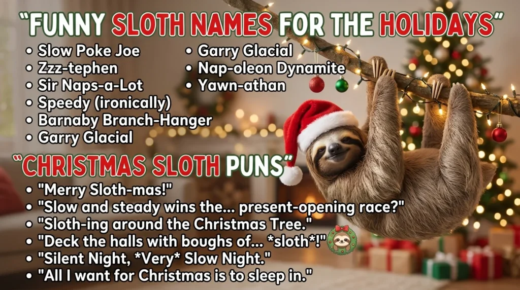 Sloth Puns