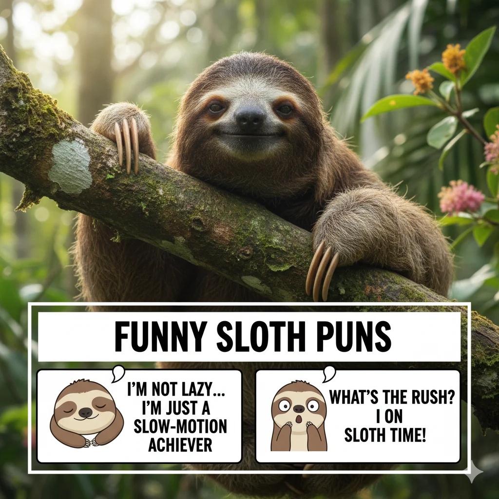 Sloth Puns