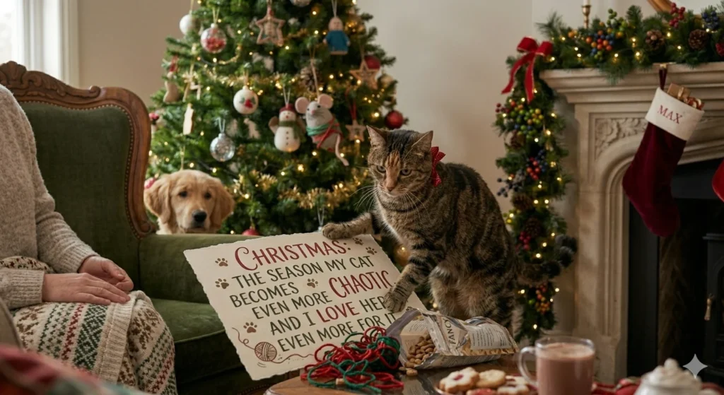 Cat Christmas Puns