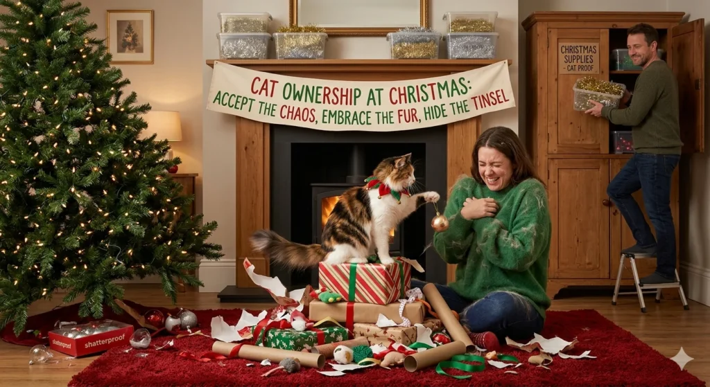 Cat Christmas Puns