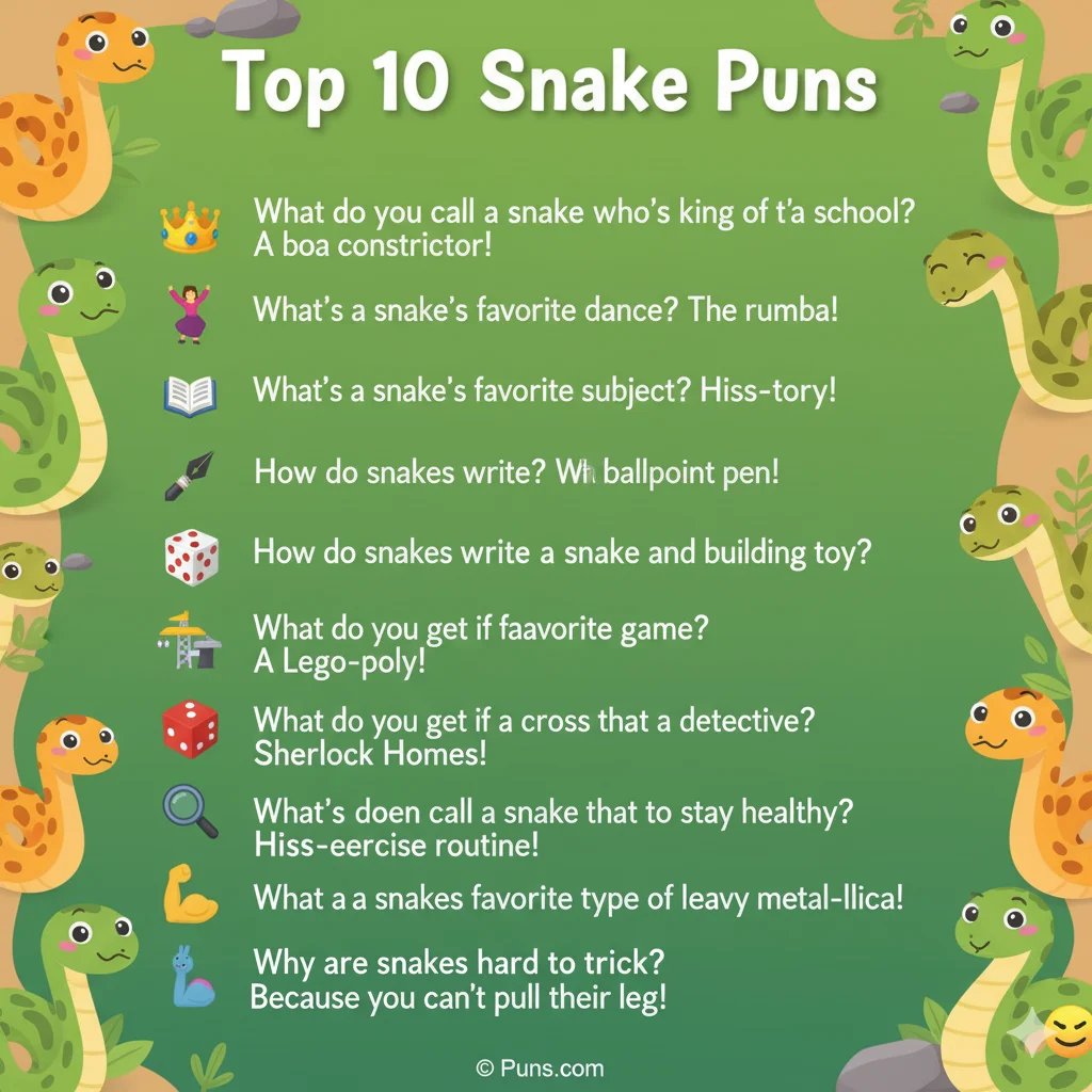 Snake Puns