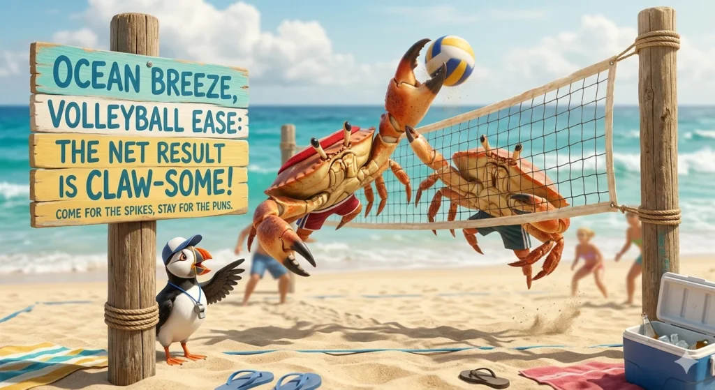 Volleyball Puns