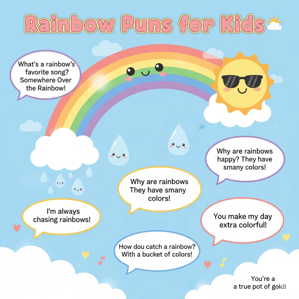  Rainbow Puns 