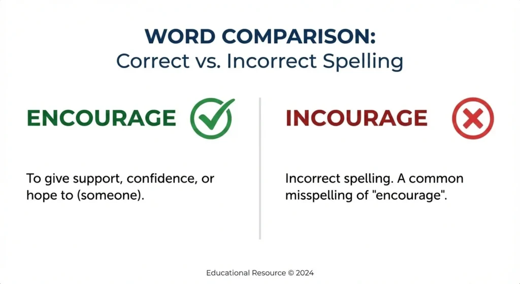 Incourage or Encourage