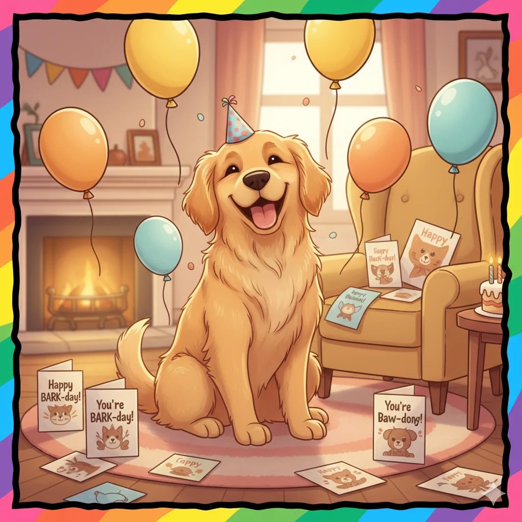  Birthday Dog Puns