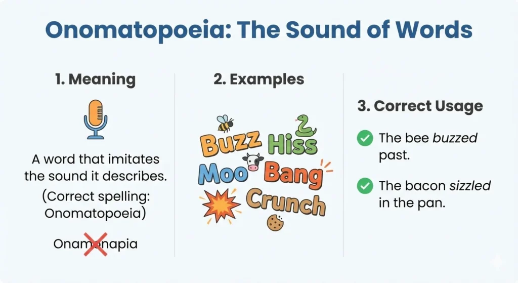 Onamonapia or Onomatopoeia