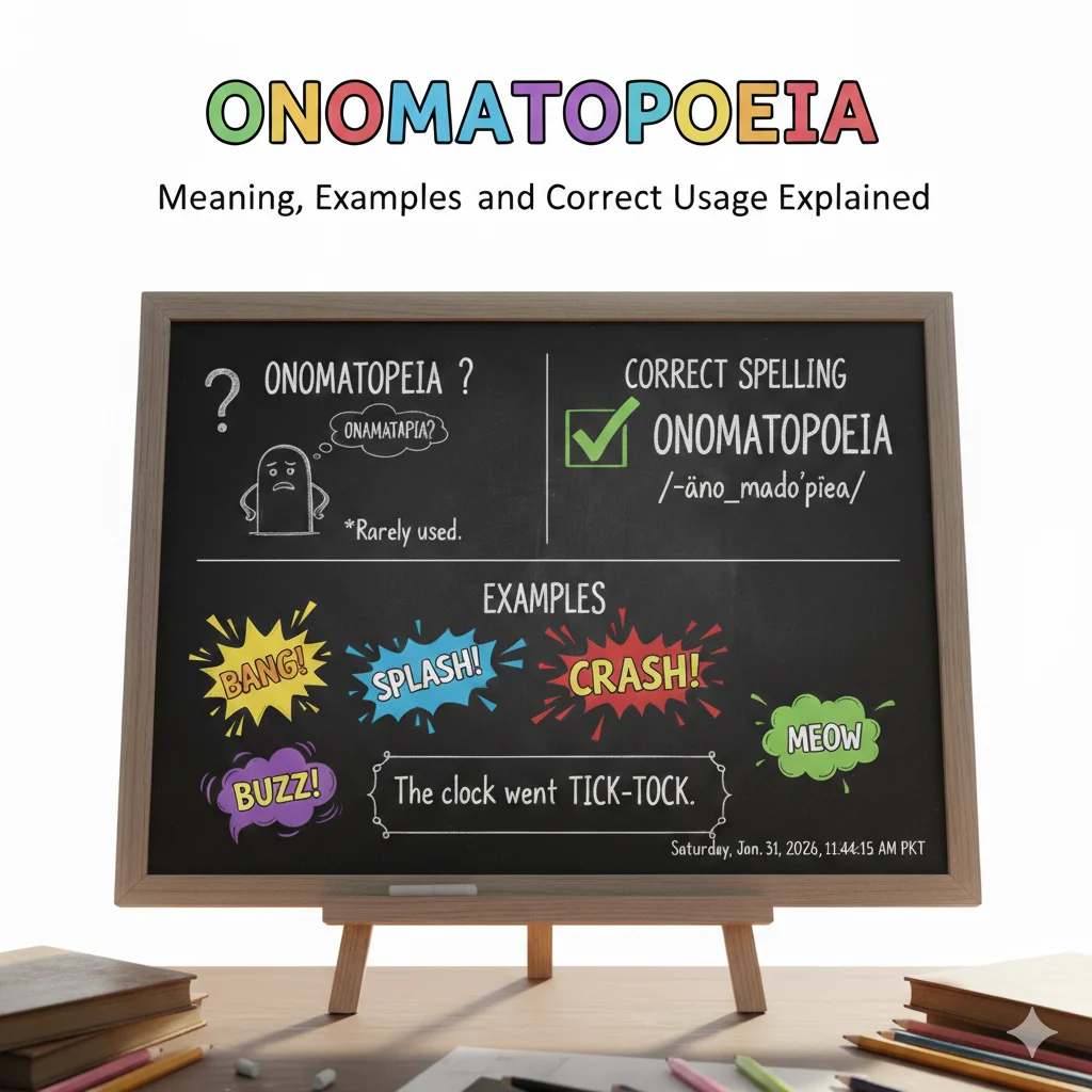 Onamonapia or Onomatopoeia