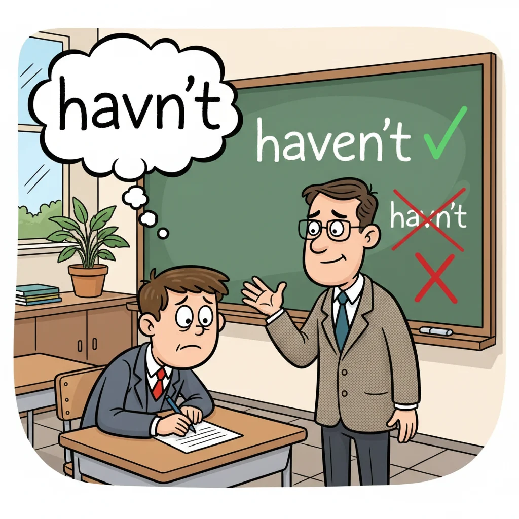 Havn't or Haven't