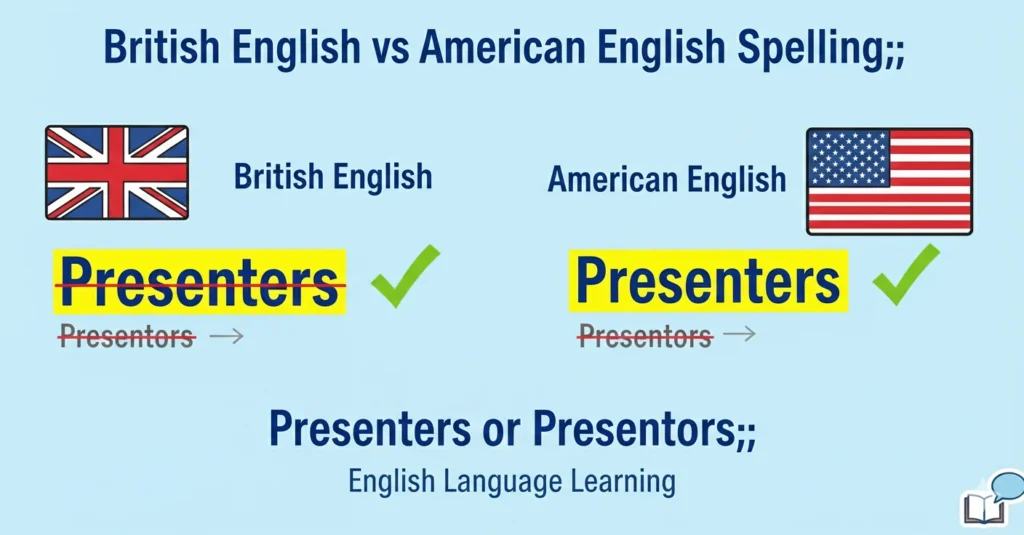 Presenters or Presentors