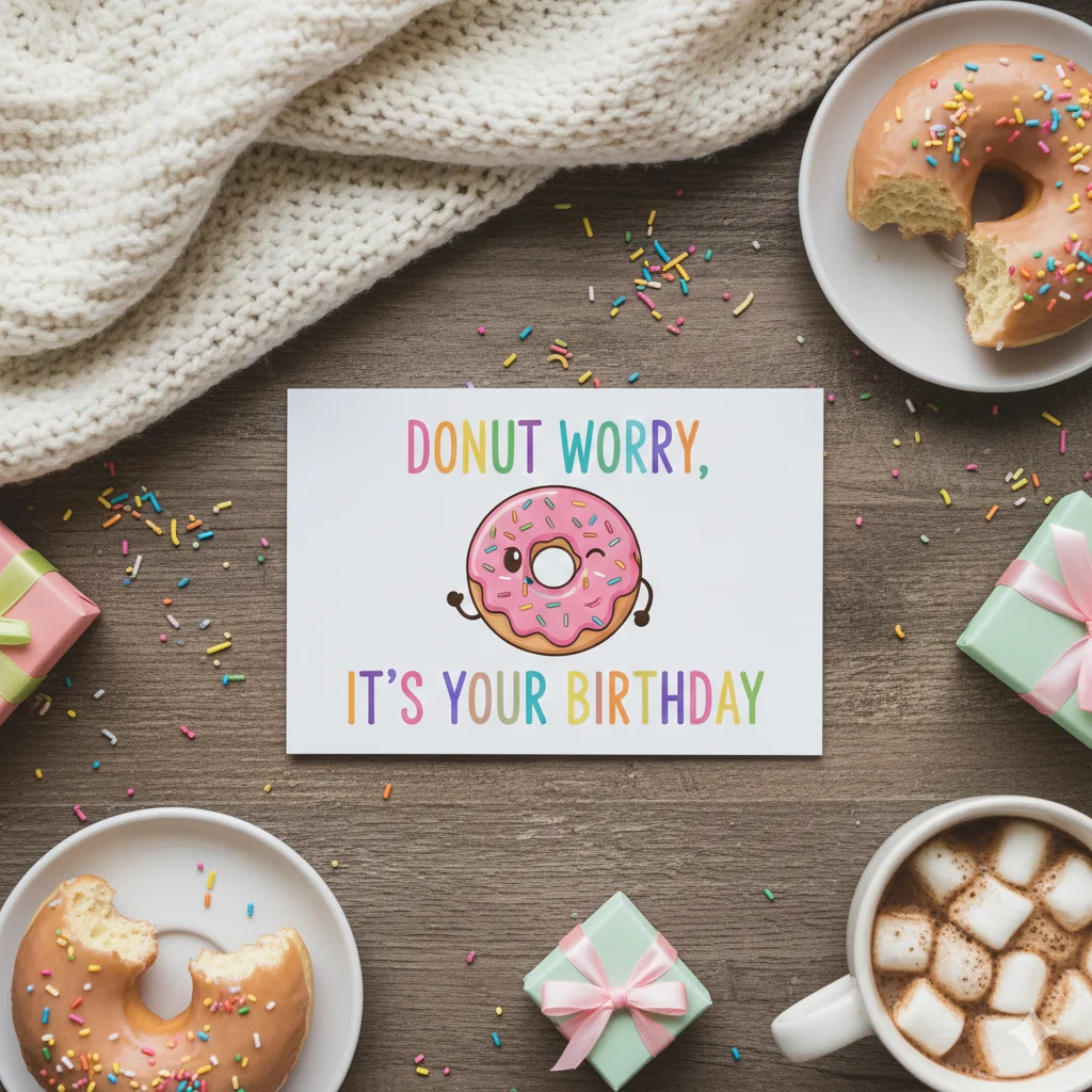  Donut Birthday Puns