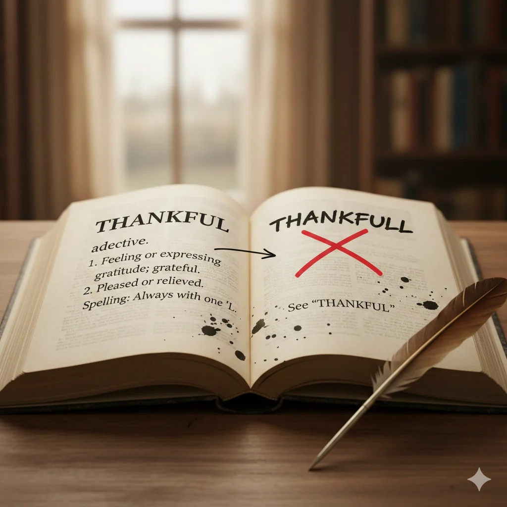 Thankful or Thankfull 