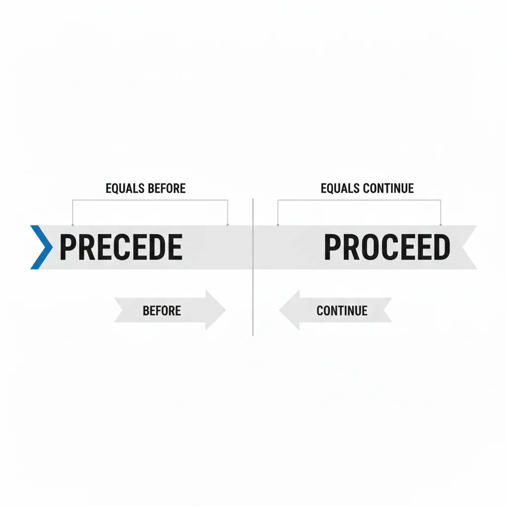 Proceed or Precede