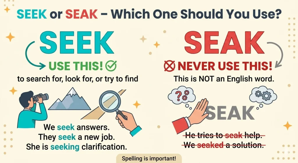 Seek or Seak