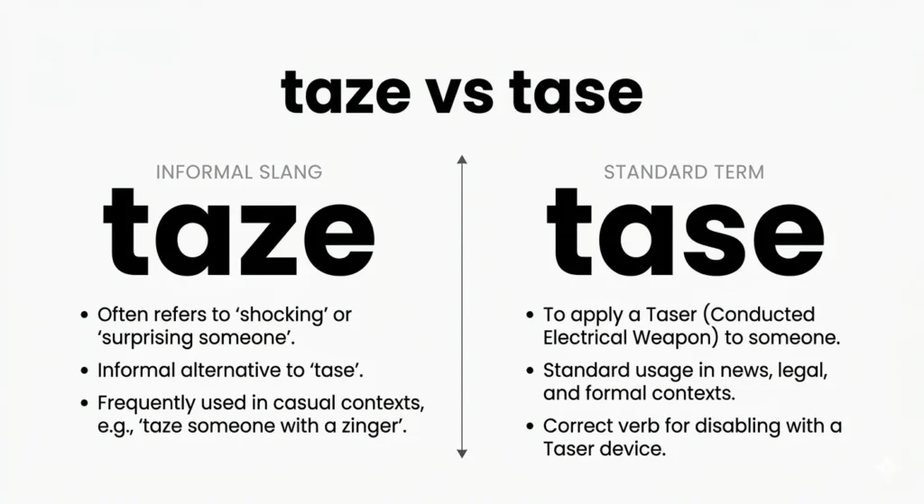 Taze or Tase