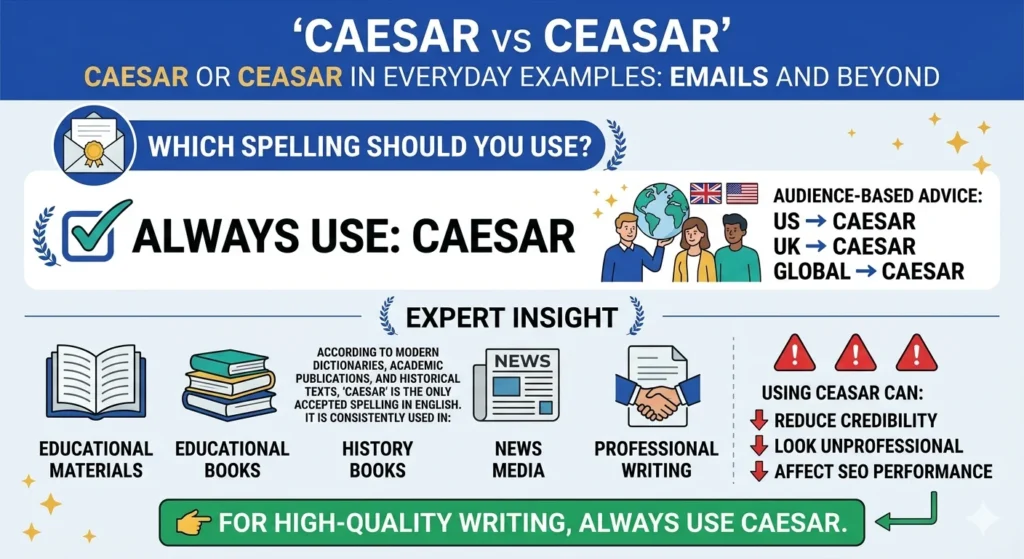 Caesar or Ceasar
