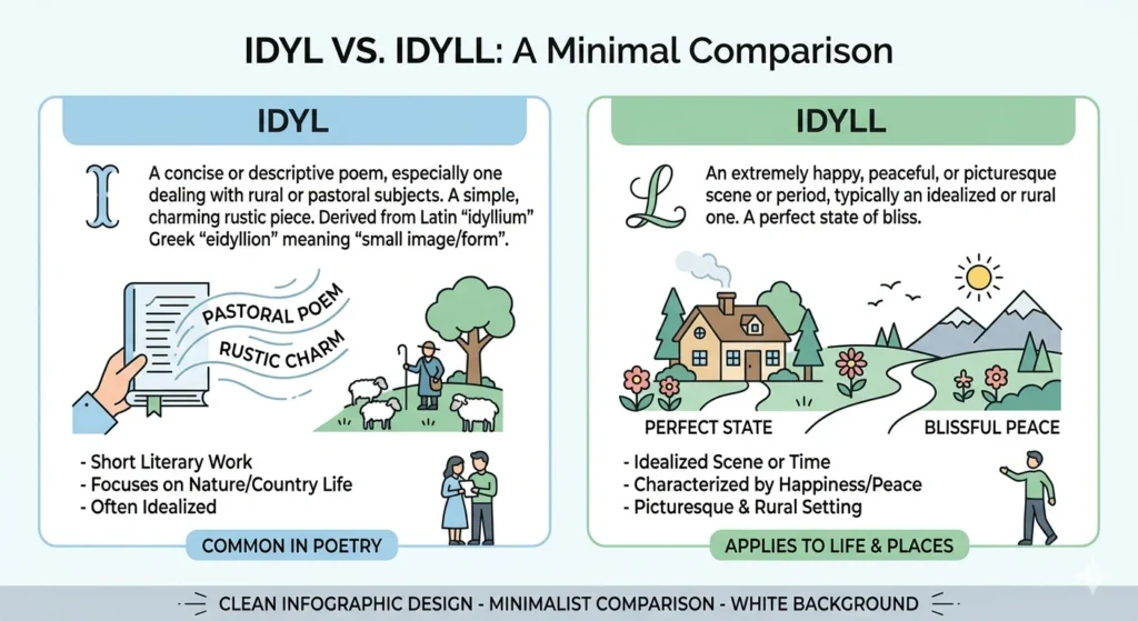Idyl or Idyll