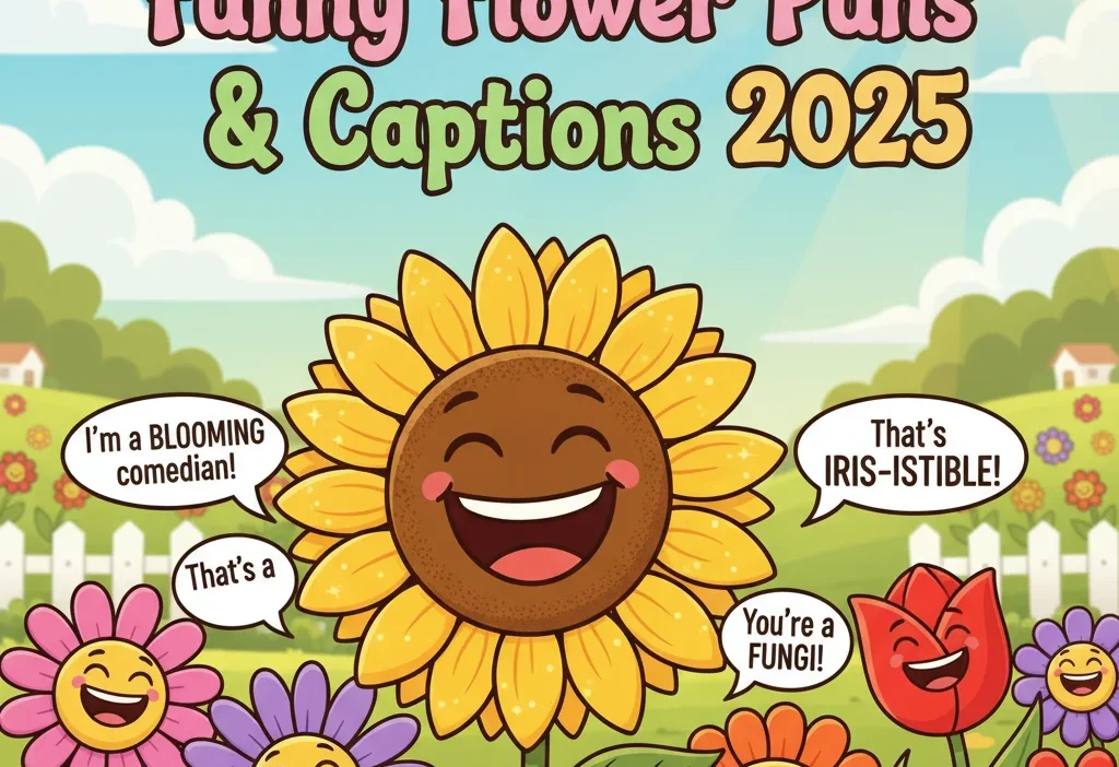 Funny Flower Puns
