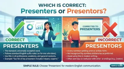 Presenters or Presentors
