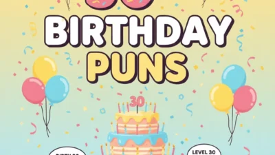30th Birthday Puns