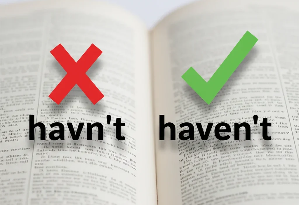 Havn't or Haven't