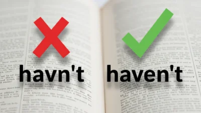 Havn't or Haven't