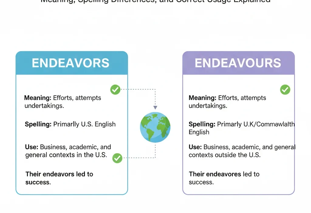 Endeavors or Endeavours