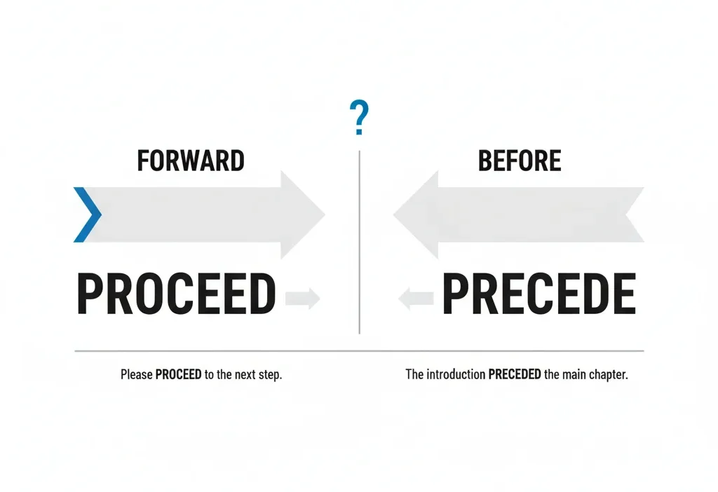 Proceed or Precede