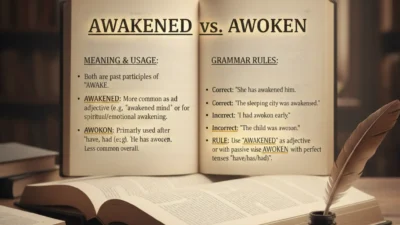 Awoken or Awakened