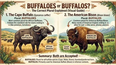 Buffaloes or Buffalos
