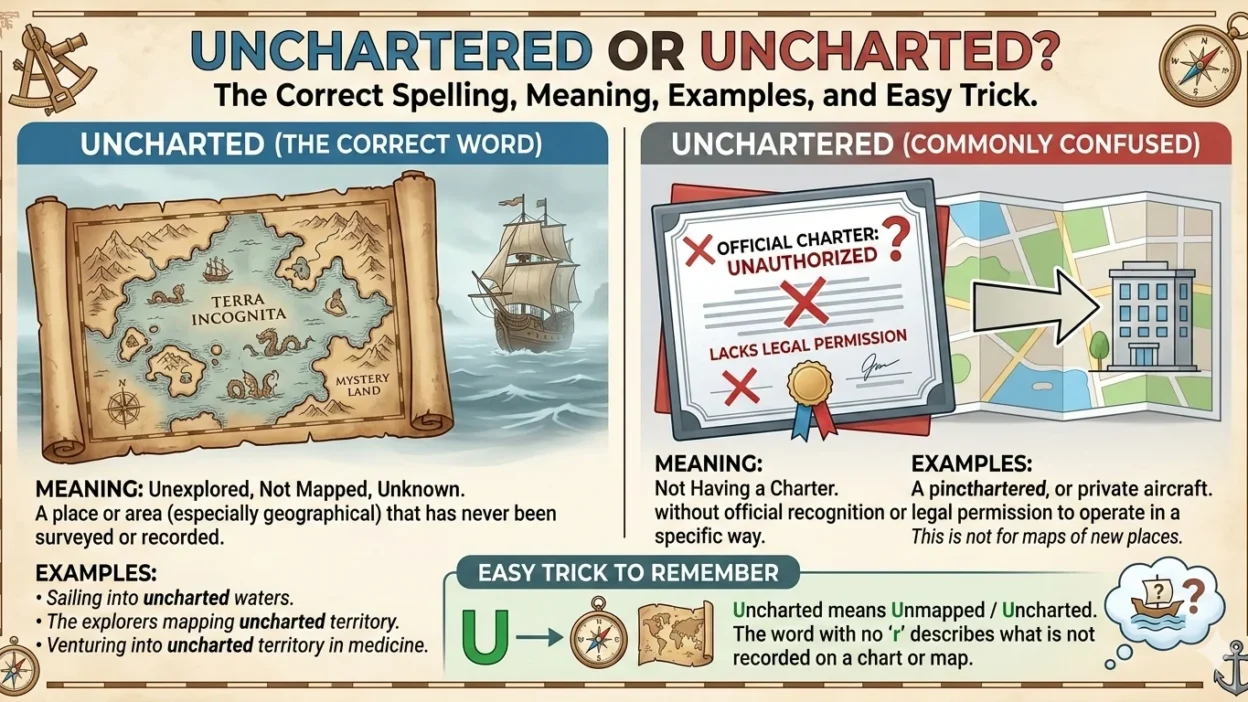 Unchartered or Uncharted