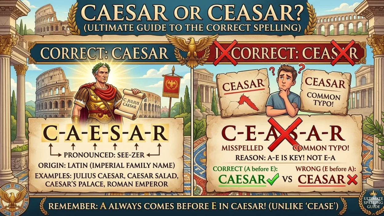 Caesar or Ceasar