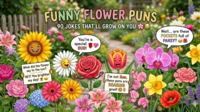 Funny Flower Puns